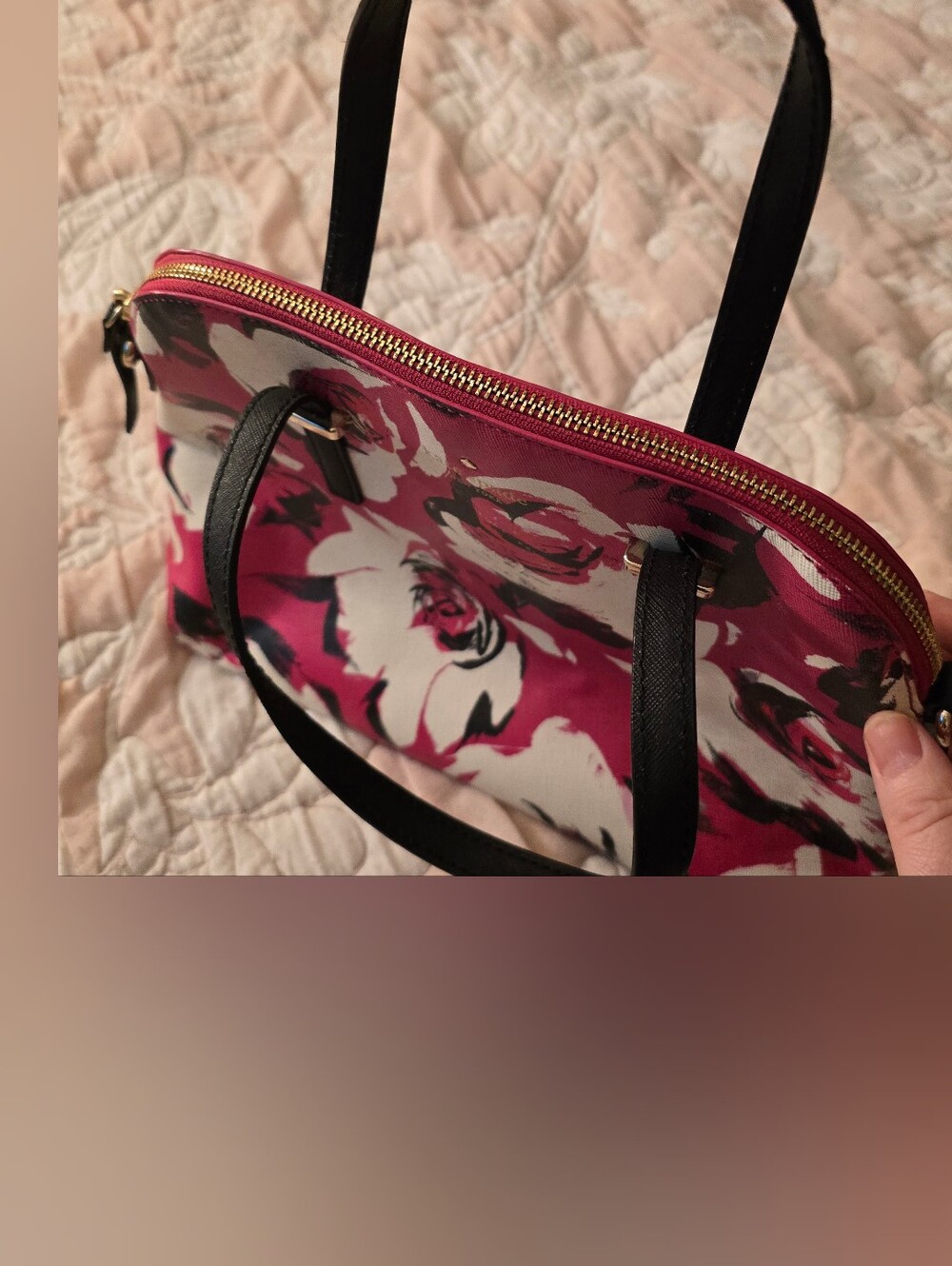 Kate Spade Rose Purse RARE - Picture 5 of 12